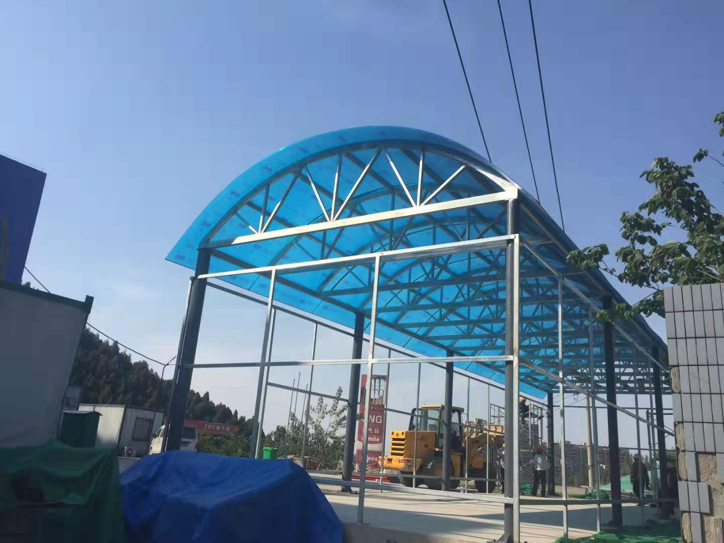 濟南遮陽棚嵌板怎么加固？